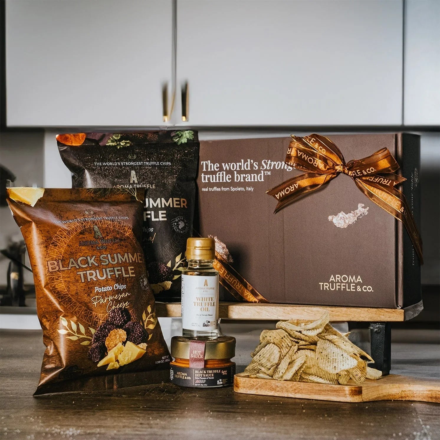 Aroma Truffle products in the kitchen