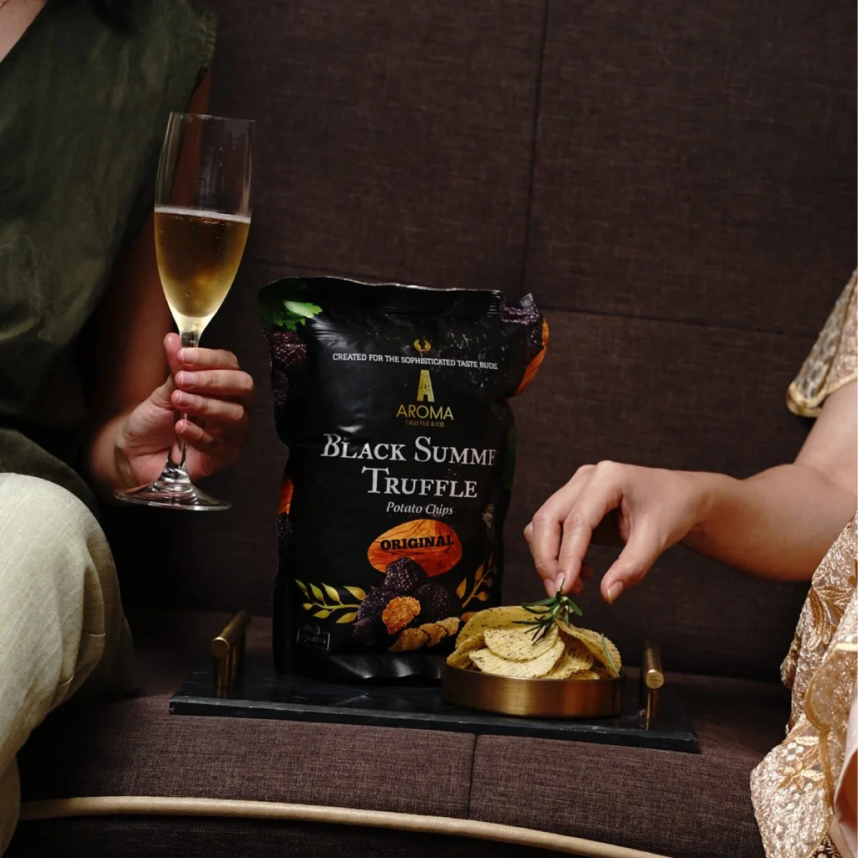 Black Summer Truffle Chips - Original (100g) - Aroma Truffle