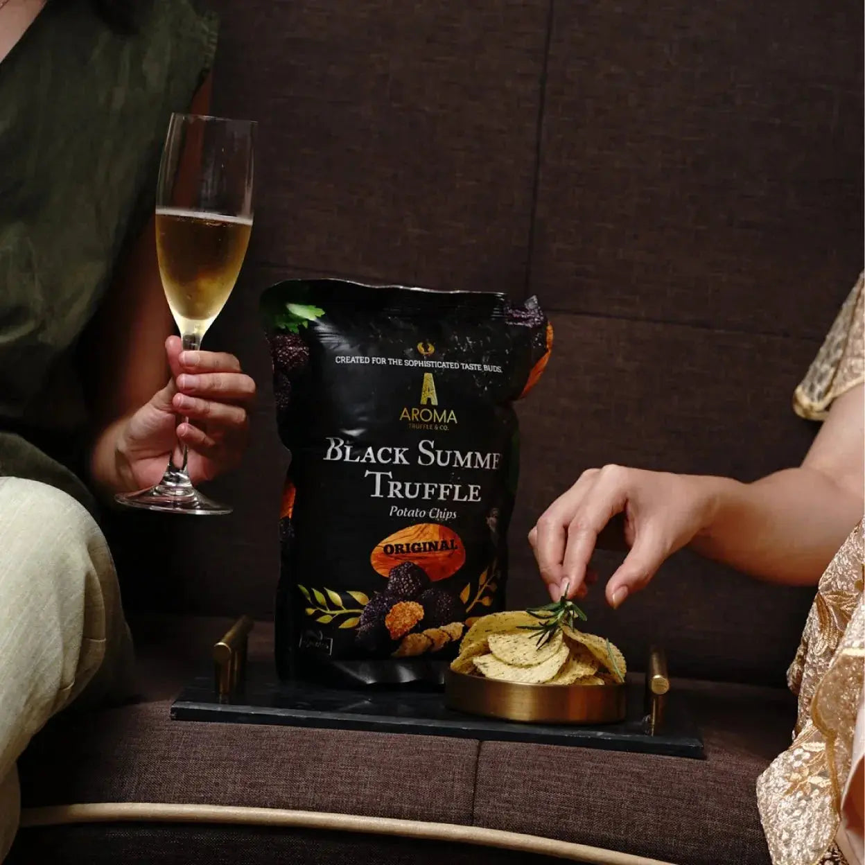 Black Summer Truffle Chips - Original (100g) - Aroma Truffle