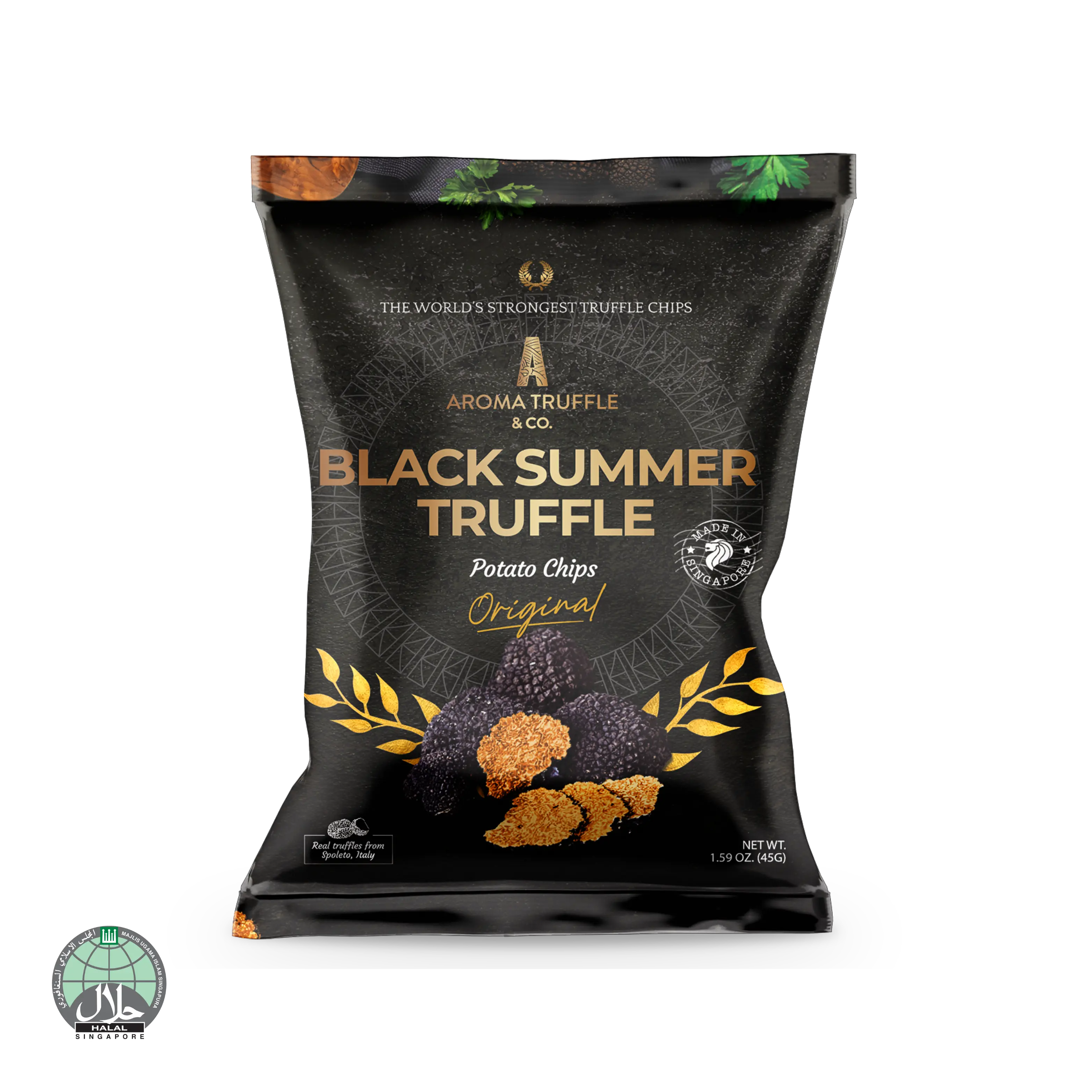 Black Summer Truffle Chips - Original (45g) - Aroma Truffle