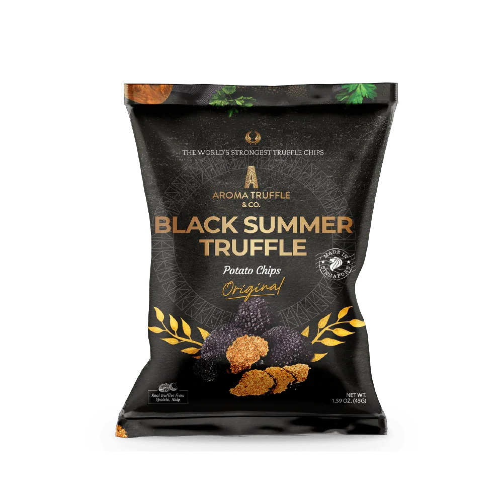Black Summer Truffle Chips - Original (45g) - Aroma Truffle