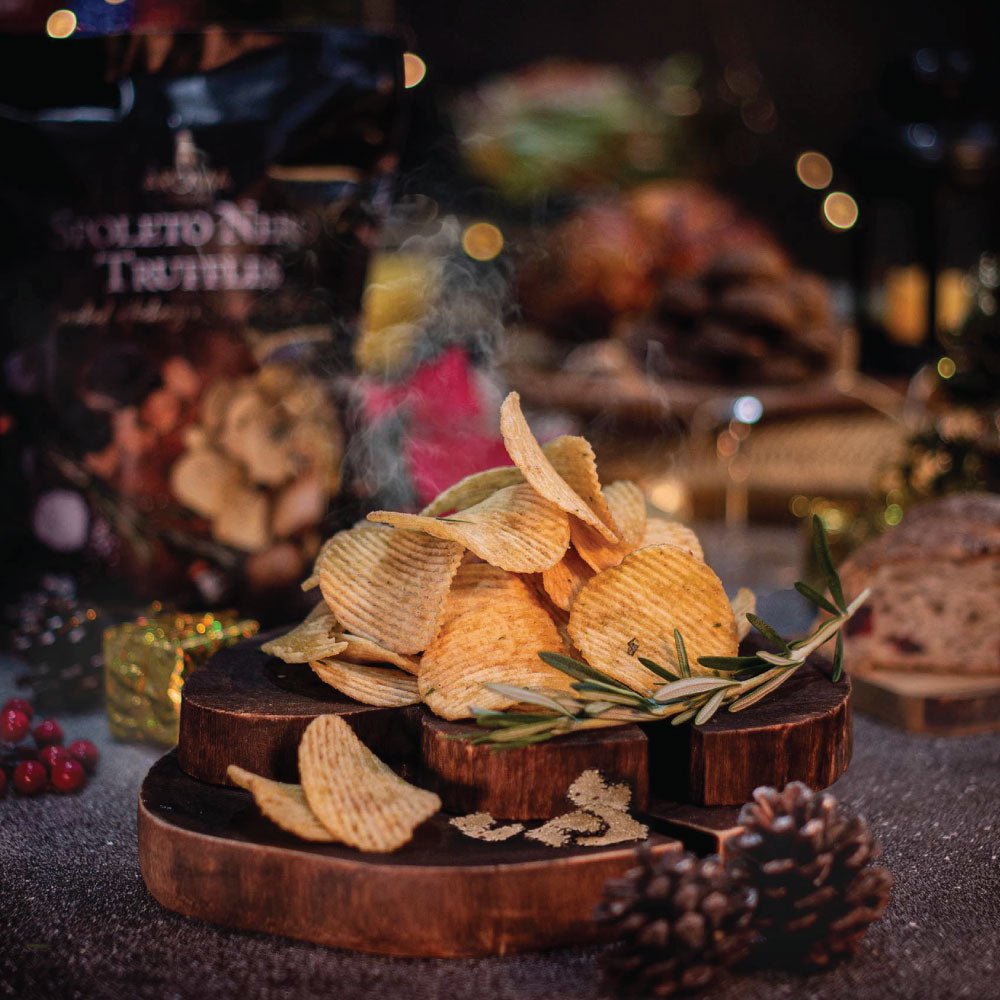 Black Summer Truffle Chips - Smoked Hickory (100g) - Aroma Truffle