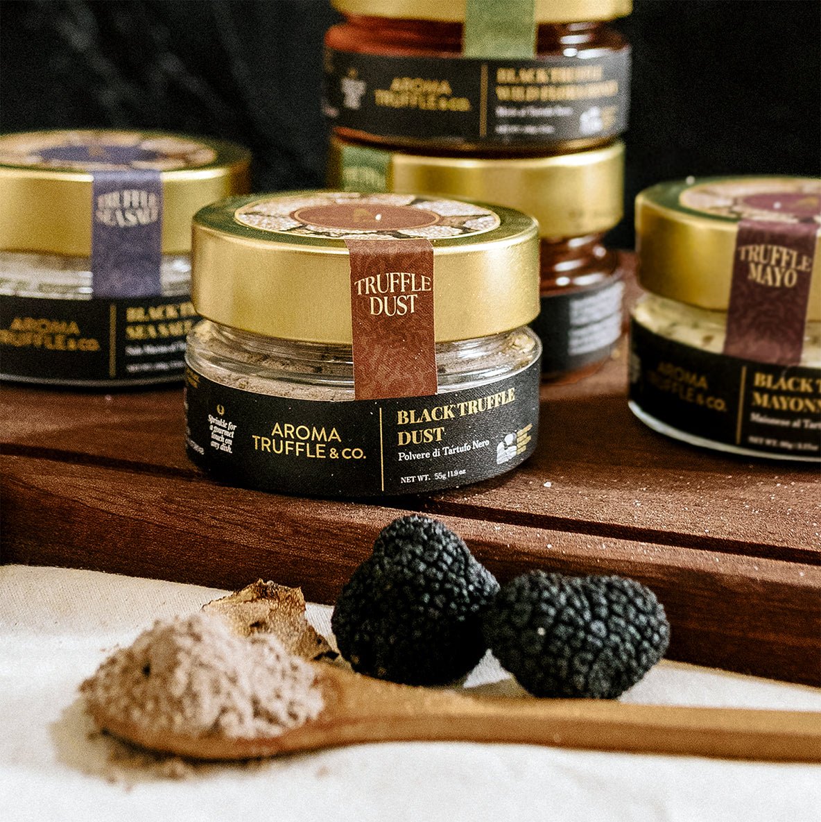 Black Truffle Dust (55g) - Aroma Truffle