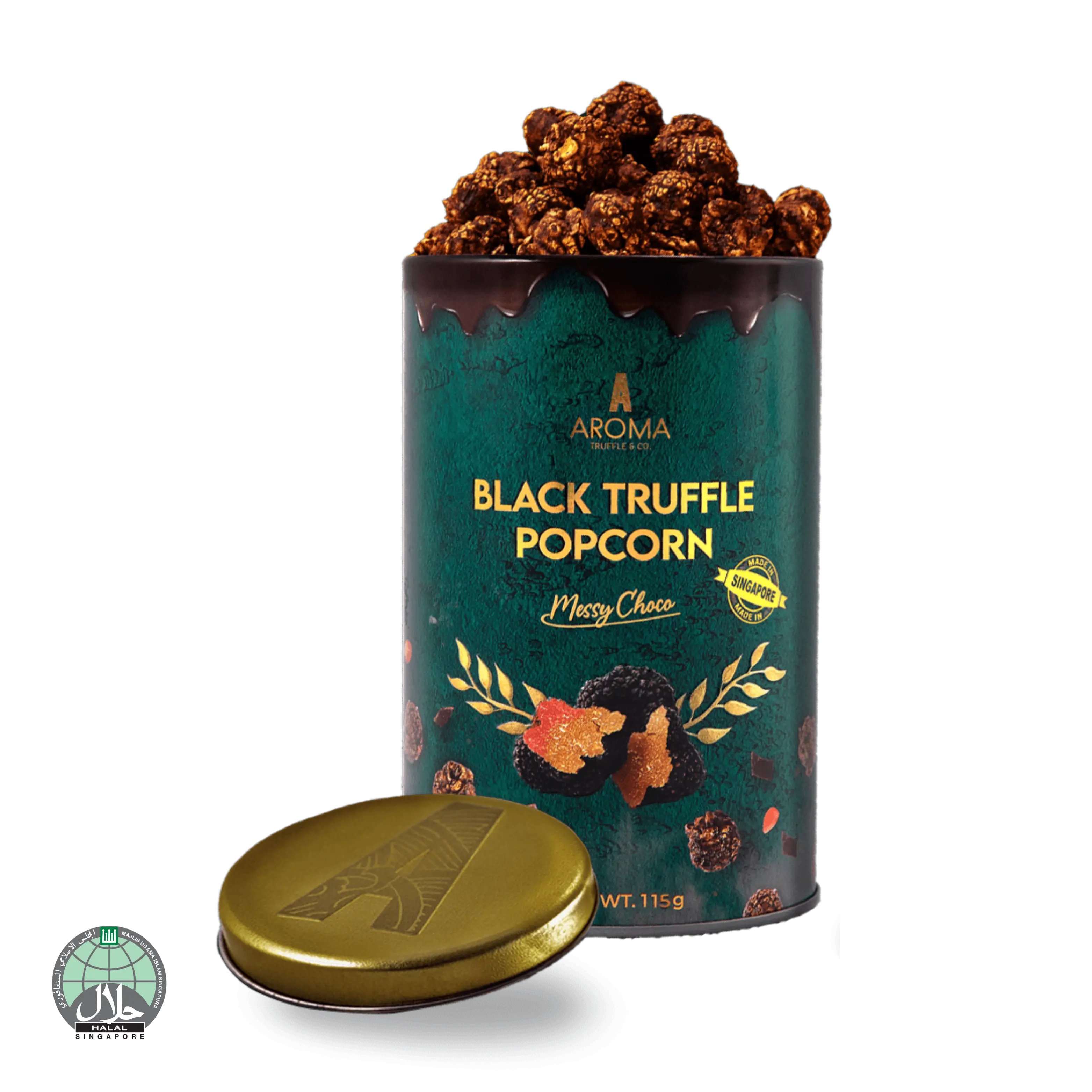 Black Truffle Popcorn - Messy Choco (115g) - Aroma Truffle