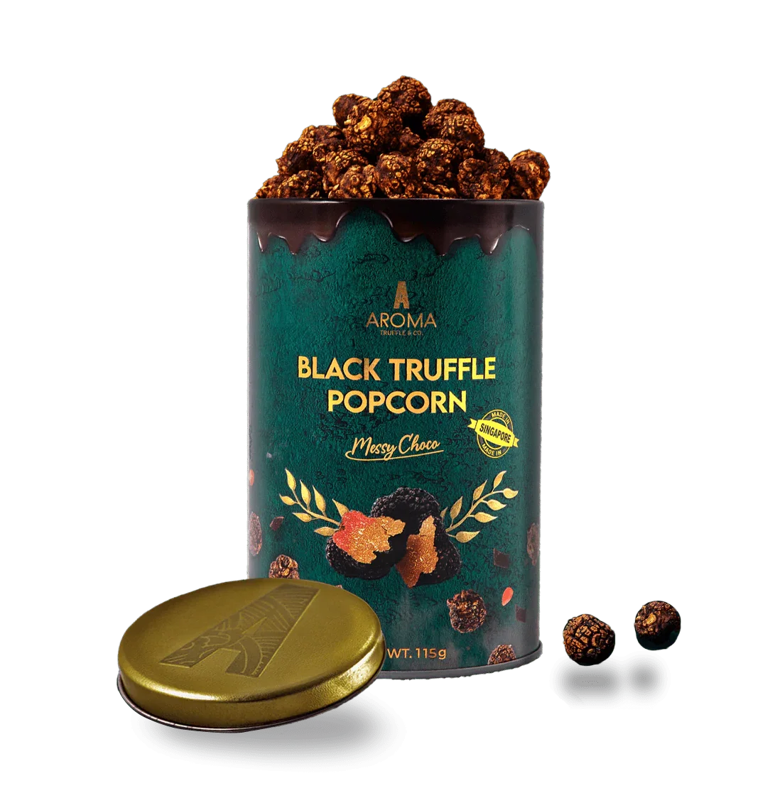 Black Truffle Popcorn - Messy Choco (115g) - Aroma Truffle