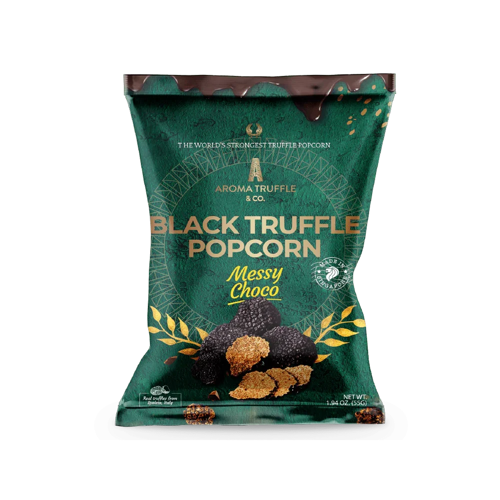 Black Truffle Popcorn - Messy Choco (55g) - Aroma Truffle