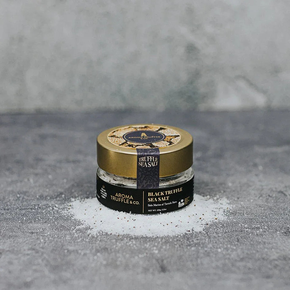 Black Truffle Sea Salt (100g) - Aroma Truffle