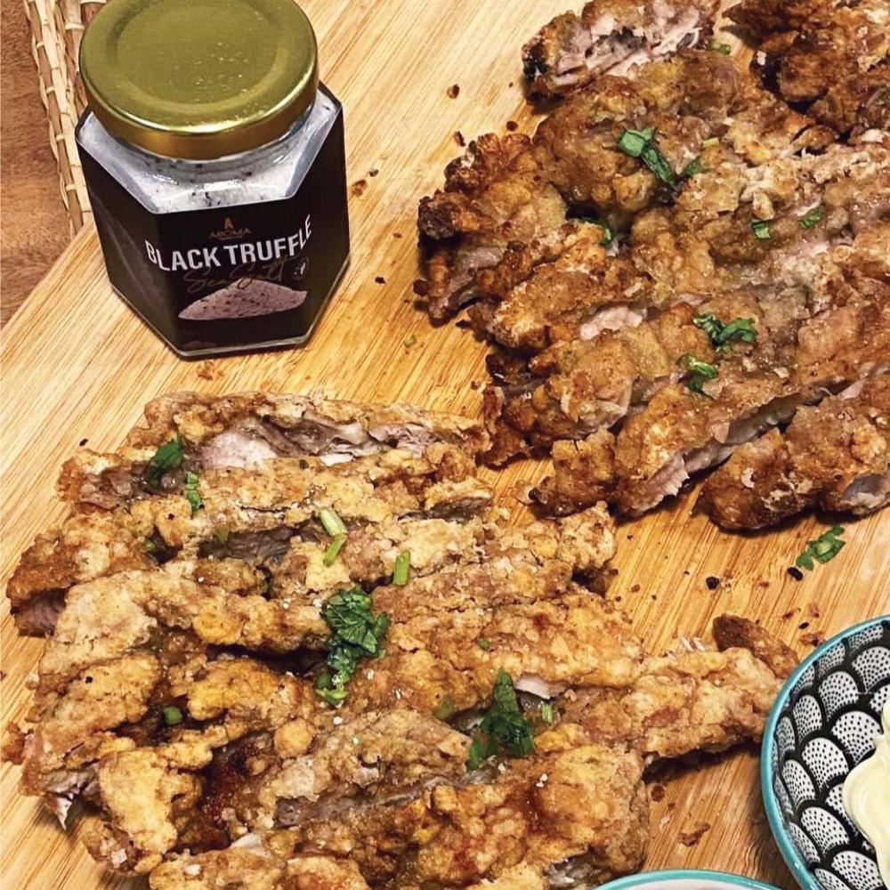 Black Truffle Sea Salt (100g) - Aroma Truffle