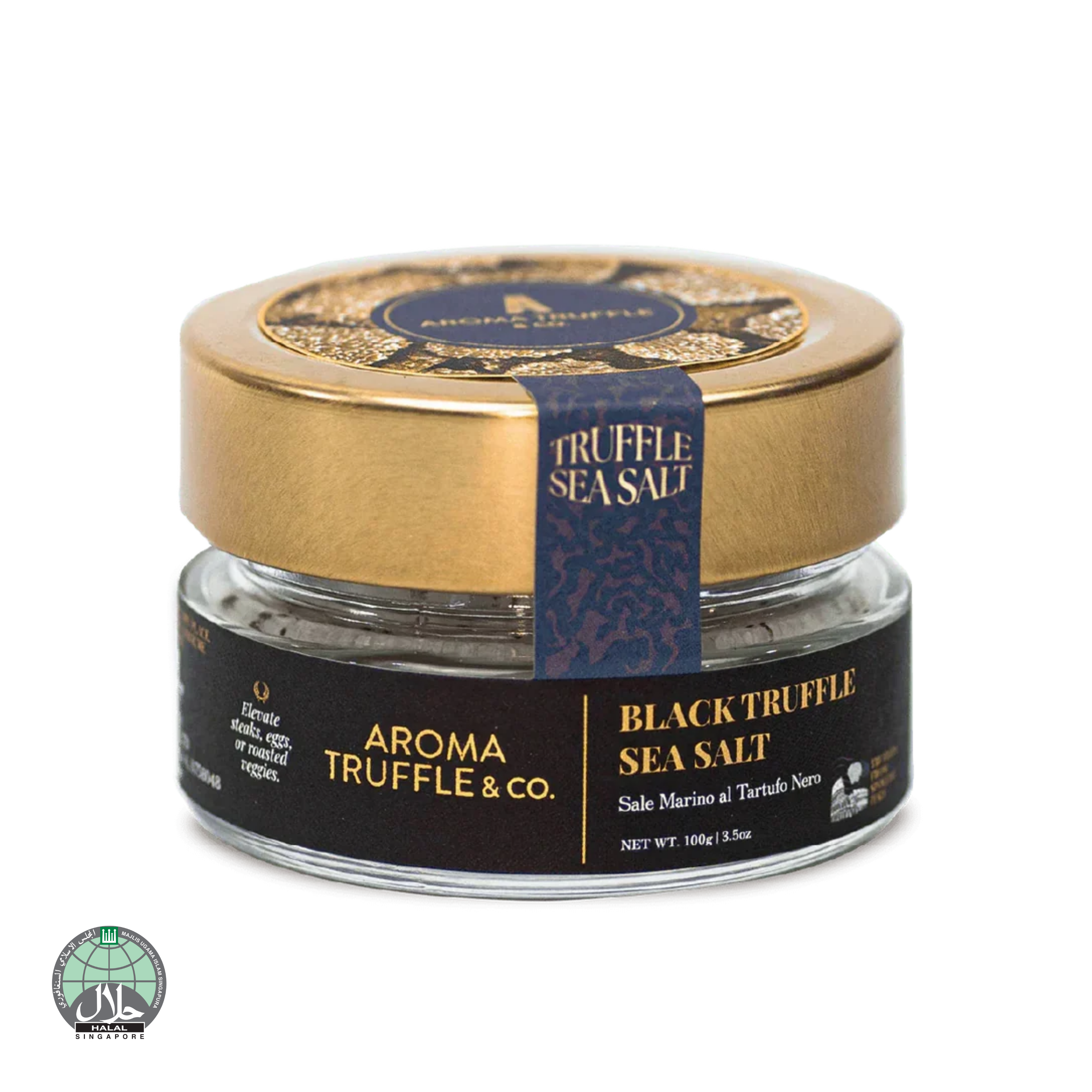 Black Truffle Sea Salt (100g) - Aroma Truffle