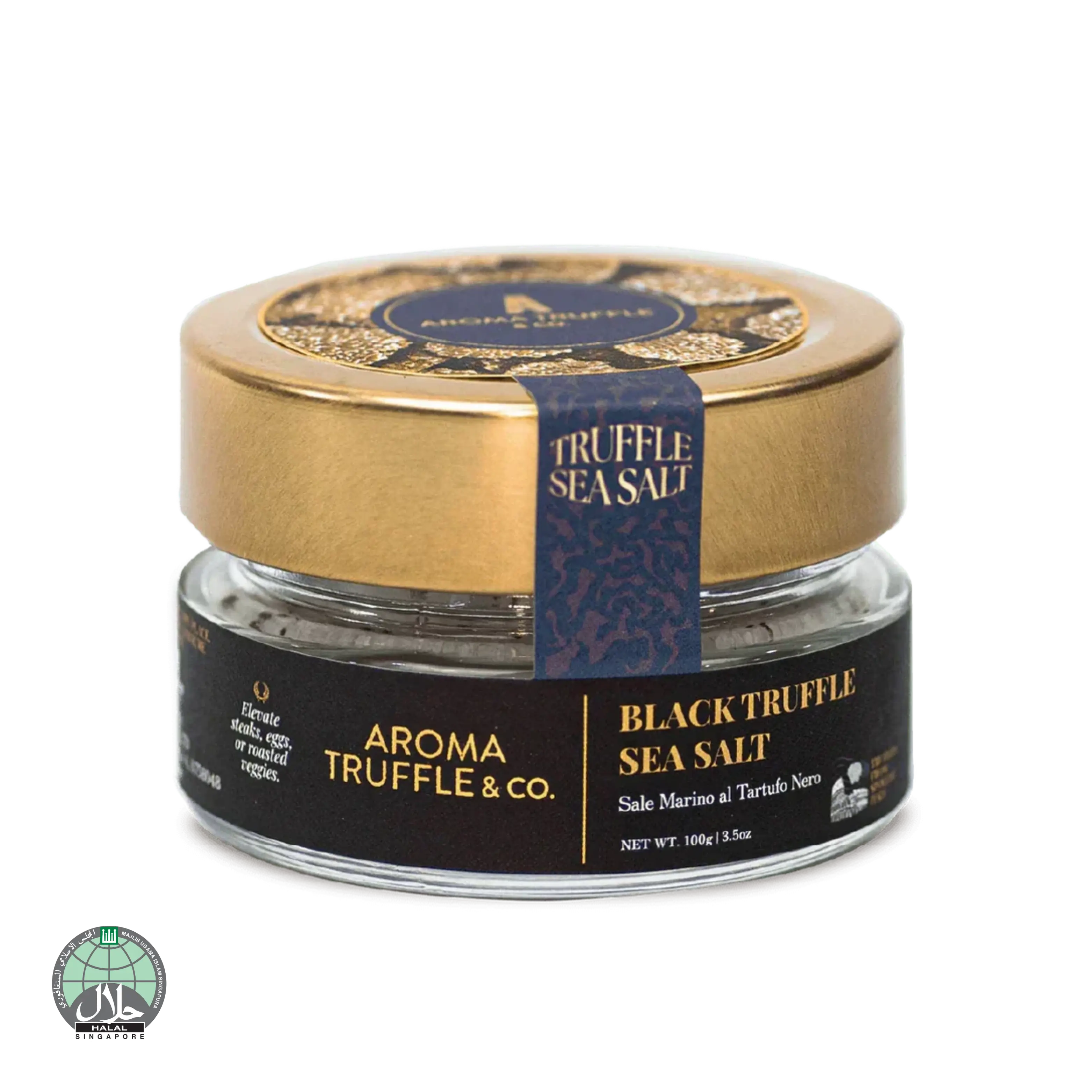 Black Truffle Sea Salt (100g) - Aroma Truffle