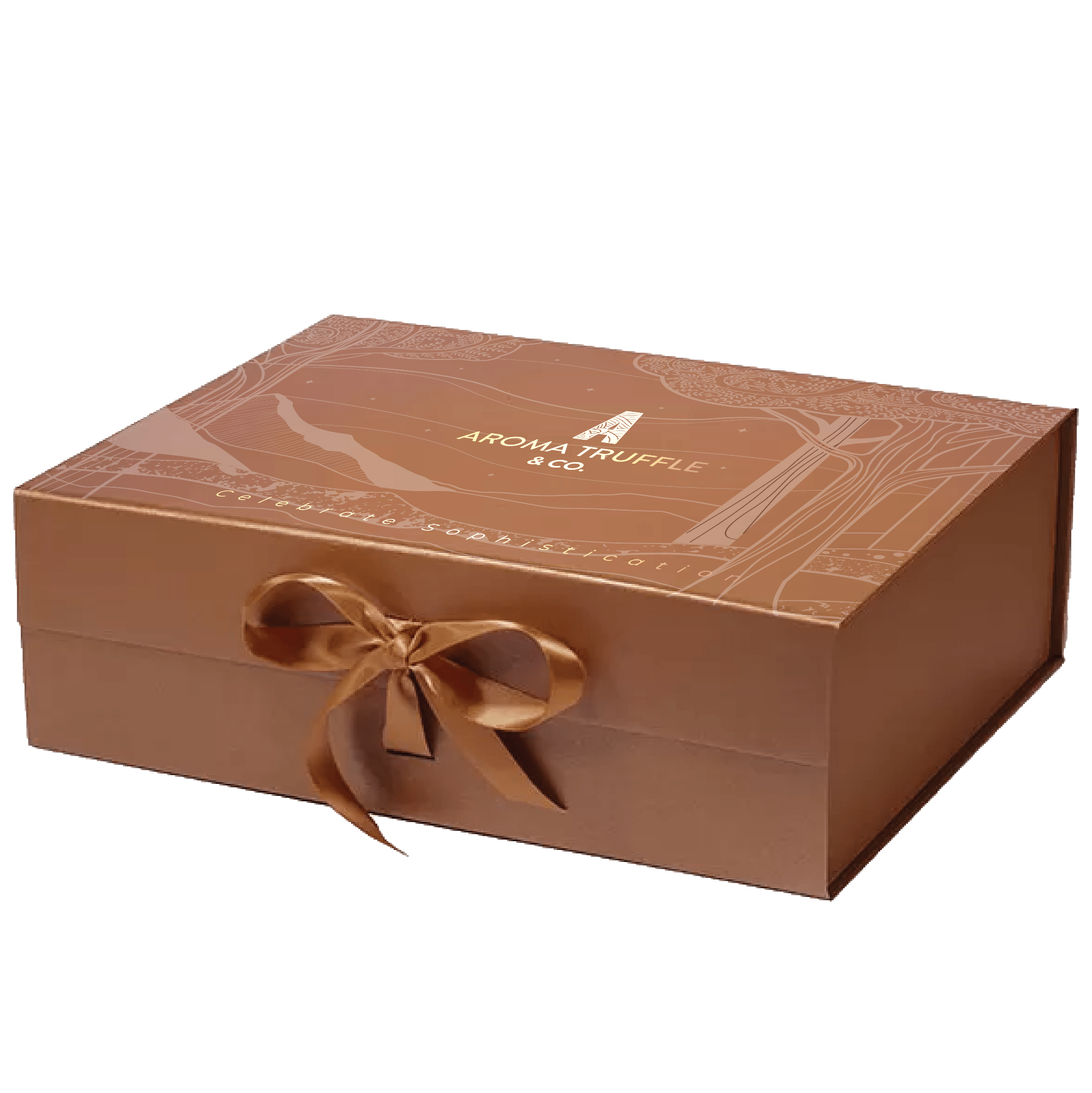 Premium Solid Gift Box - Copper Edition - Aroma Truffle