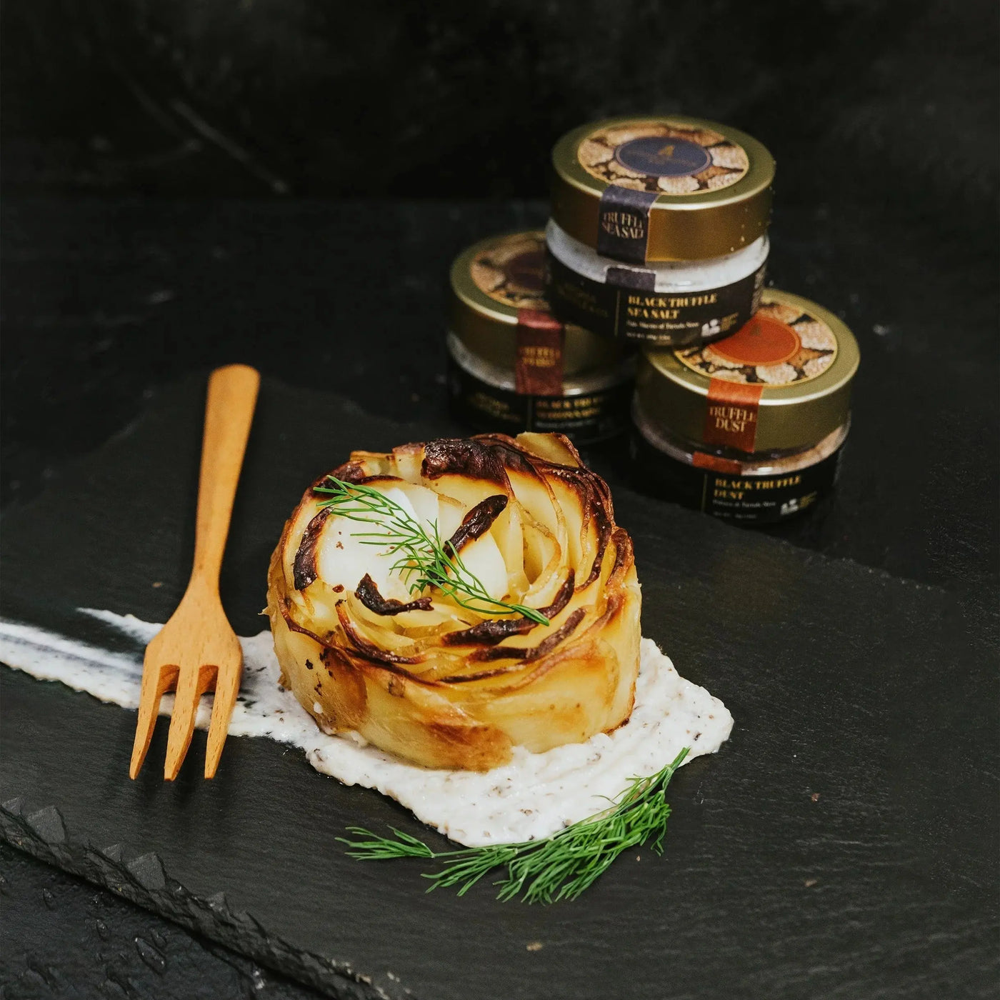 Potato Rosette with Truffle Mayonnaise
