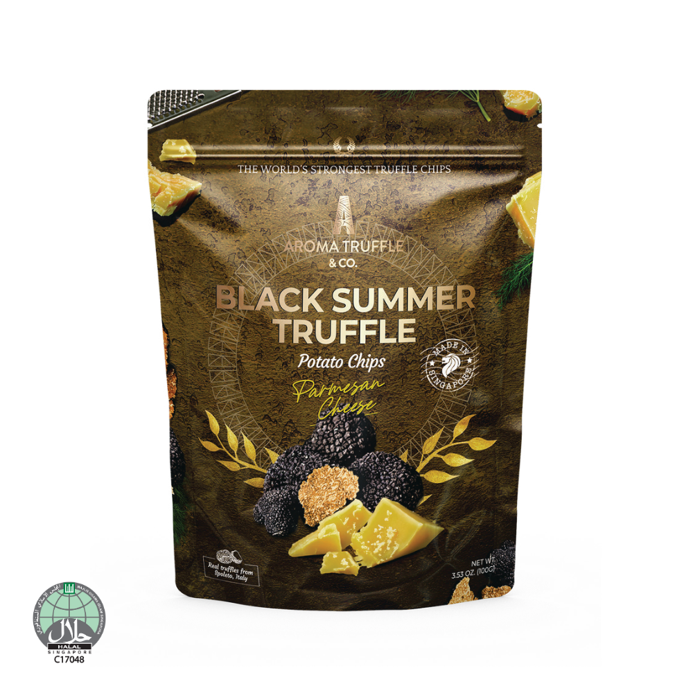 Black Summer Truffle Chips - Parmesan Cheese