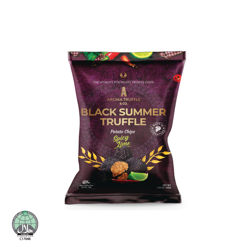 Black Summer Truffle Chips - Spicy Lime (45g)