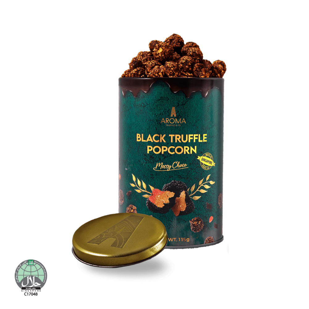 Black Truffle Popcorn - Messy Choco (Dark 60% Chocolate)