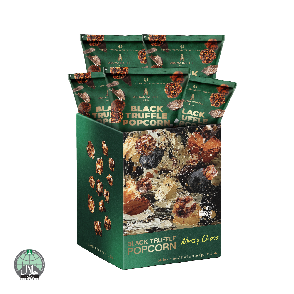 Black Truffle Popcorn - Messy Choco (Dark 60% Chocolate)