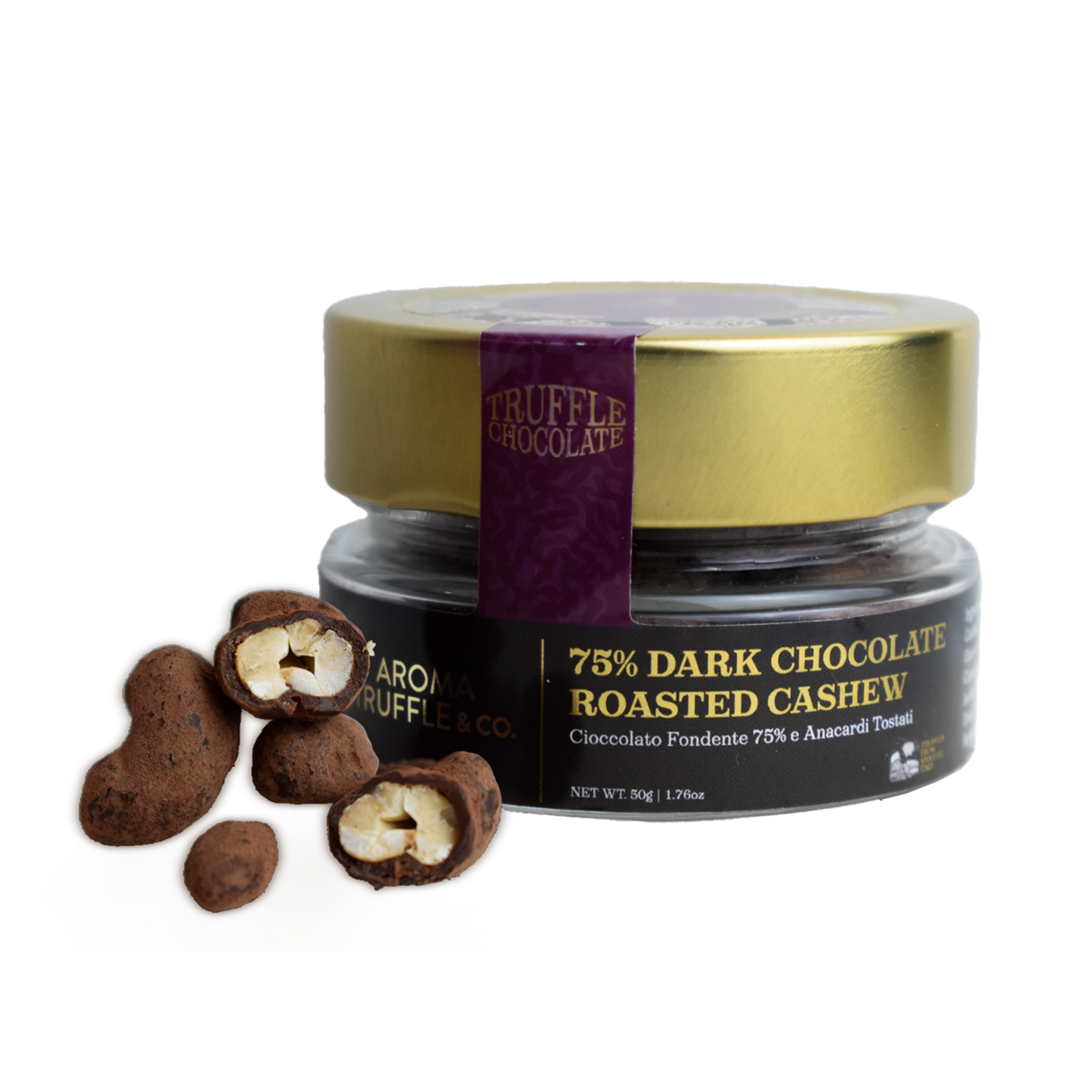 75% Dark Chocolate Roasted Cashew