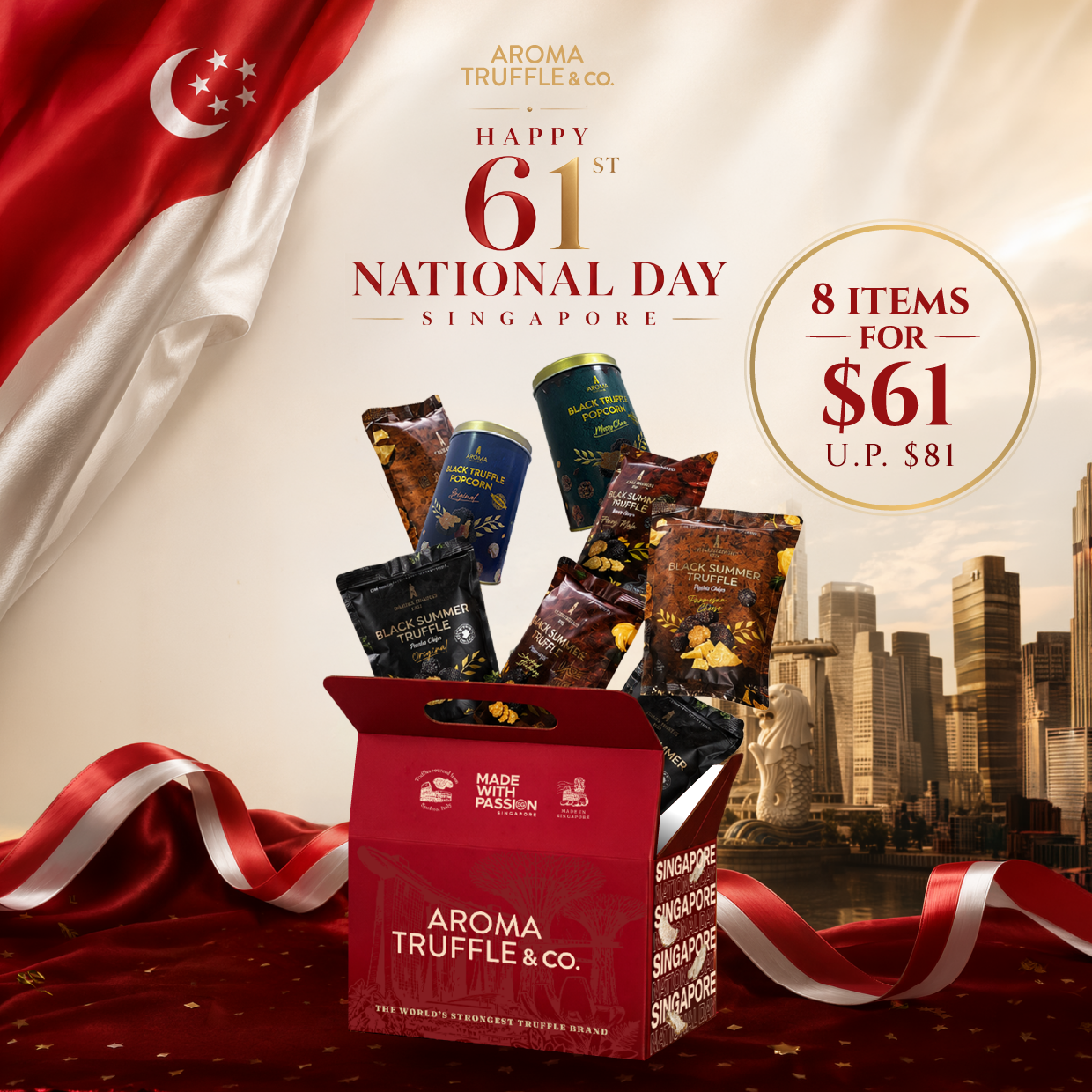 NDP Bundle 8 Truffle Snacks for $61