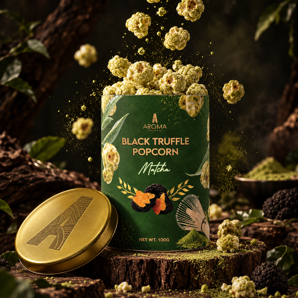 Black Truffle Popcorn – Matcha