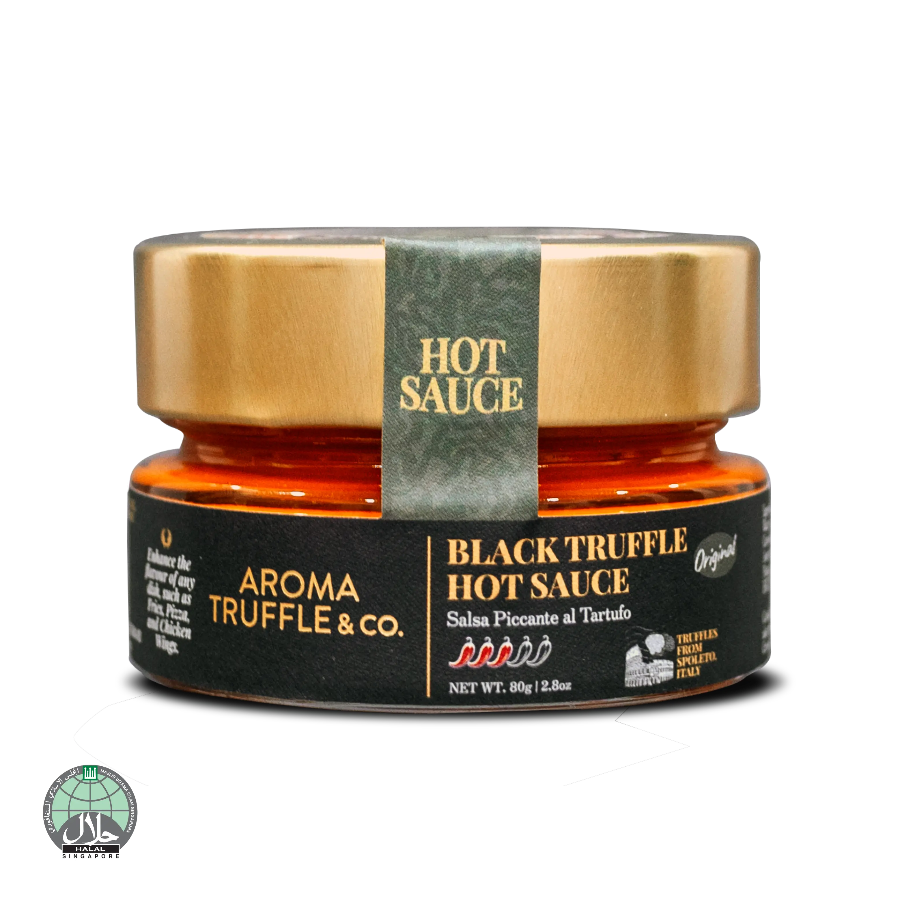 Black Truffle Hot Sauce - Original (80g) - Aroma Truffle