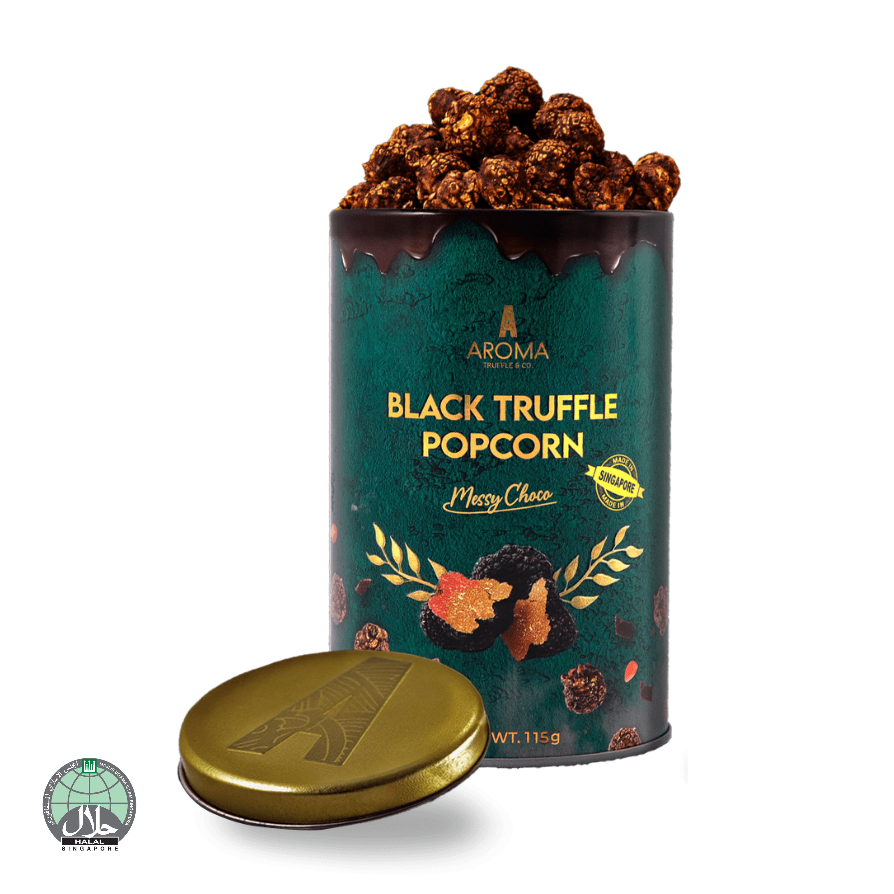 Black Truffle Popcorn - Messy Choco (115g) - Aroma Truffle