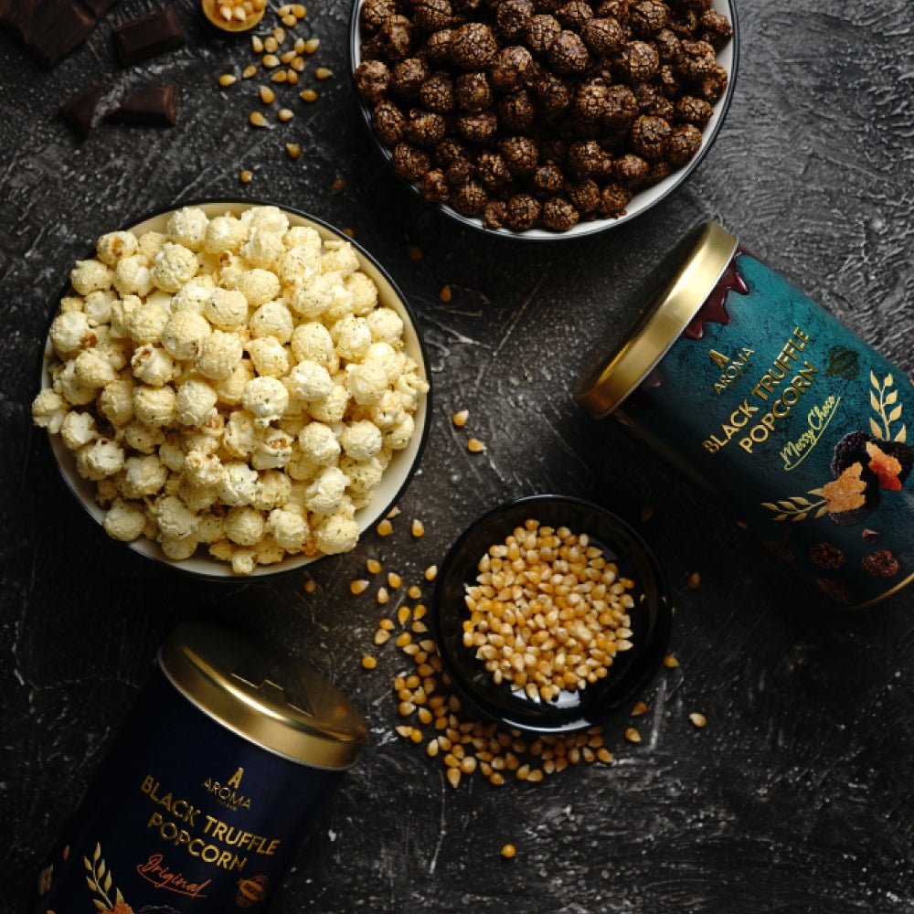 Black Truffle Popcorn - Messy Choco (55g) - Aroma Truffle