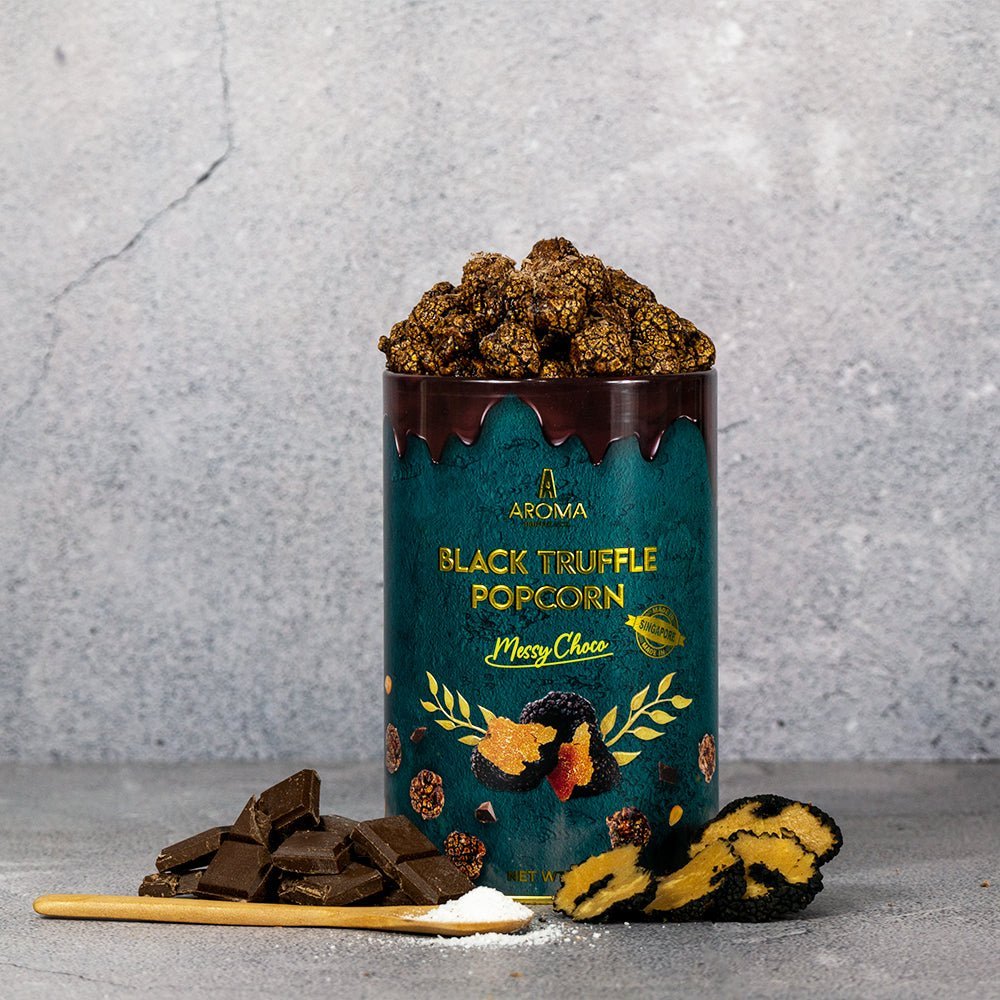 Black Truffle Popcorn - Messy Choco (55g) - Aroma Truffle