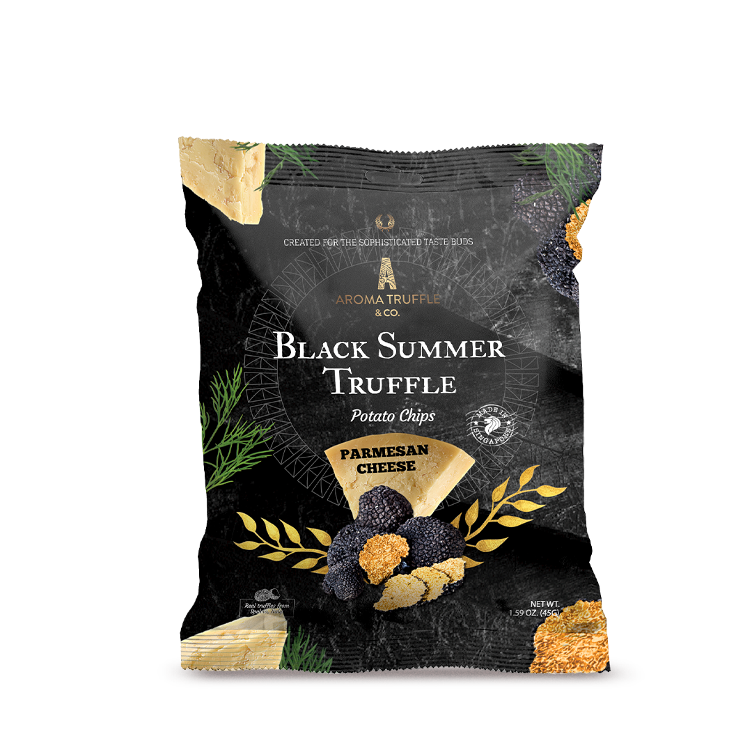 BLACK SUMMER TRUFFLE CHIPS - Parmesan (45g)