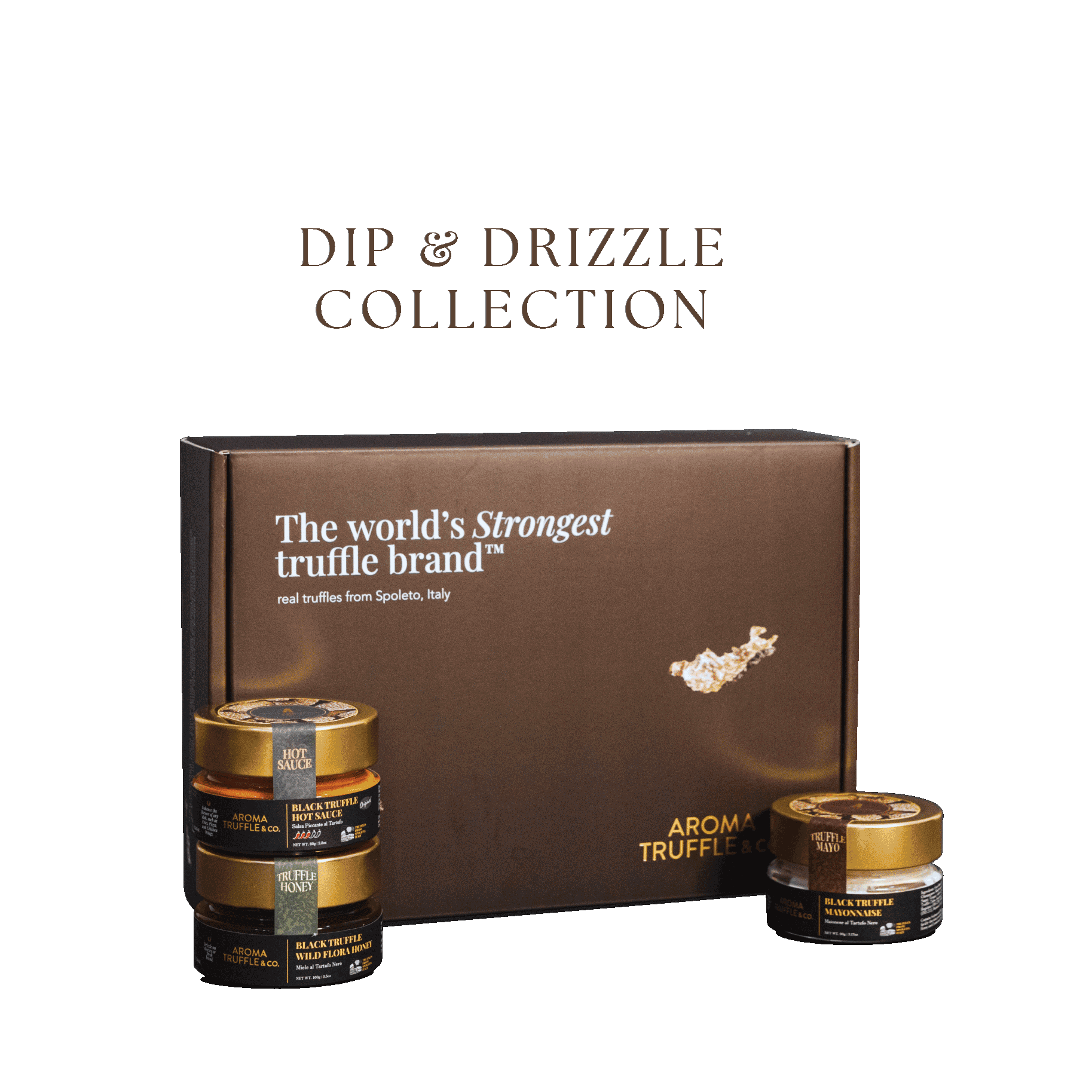 Truffle Condiment Gift Set - Dip & Drizzle Collection - Aroma Truffle