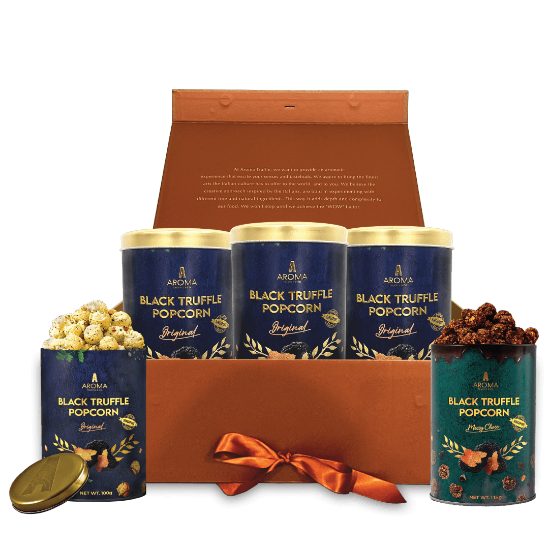 Trufflicious Gift Box Bundle C: 5 x Black Truffle Popcorn - Aroma Truffle