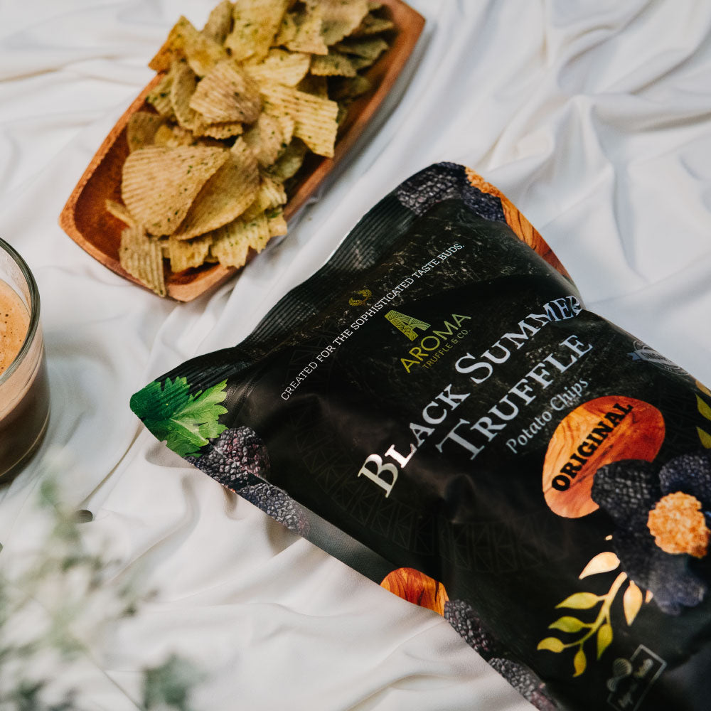 Black Summer Truffle Chips by Aroma Truffle